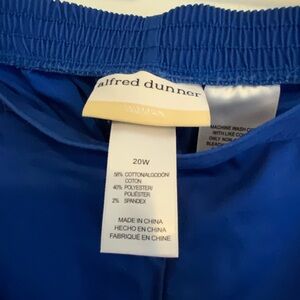 Plus Size Royal Blue Polished Pants